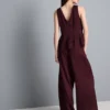 Top mit V-Ausschnitt und Crinkle-Effekt Top mit V-Ausschnitt und Crinkle-Effekt