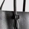 Tote-Bag aus Kunstleder mit Crackle-Effekt