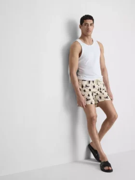 Toucan-Shorts mit Kordelzug am Bund