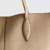 Tragetasche mit Einsätzen aus Kunstwildleder