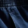Trainingshose aus Baumwoll-Denim mit weitem Bein Trainingshose aus Baumwoll-Denim mit weitem Bein
