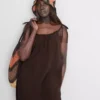 Trapez-Minikleid aus Baumwolle Trapez-Minikleid aus Baumwolle