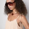 Trapez-Minikleid aus Baumwolle Trapez-Minikleid aus Baumwolle