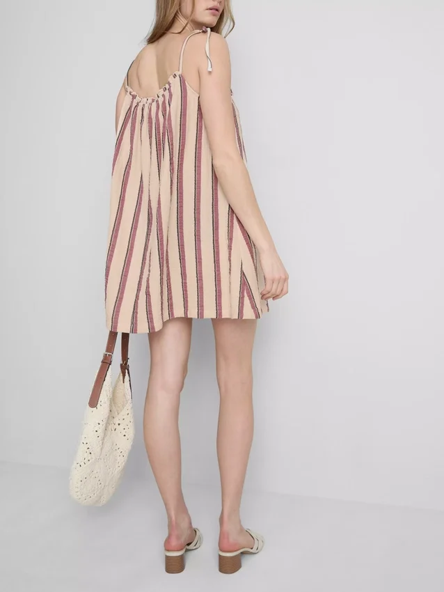 Trapez-Minikleid aus Baumwolle Trapez-Minikleid aus Baumwolle
