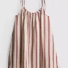 Trapez-Minikleid aus Baumwolle Trapez-Minikleid aus Baumwolle