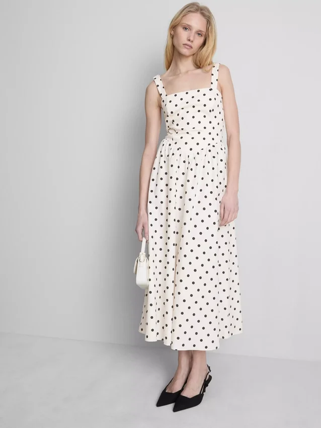 Traumfund | Midi-Kleid mit Korsett und quadratischem Ausschnitt Traumfund | Midi-Kleid mit Korsett und quadratischem Ausschnitt