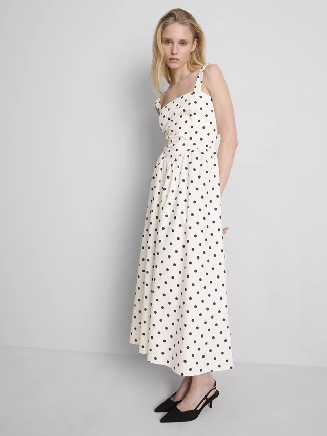 Traumfund | Midi-Kleid mit Korsett und quadratischem Ausschnitt Traumfund | Midi-Kleid mit Korsett und quadratischem Ausschnitt