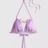 Triangel-Bikini-Oberteil mit Kettenverzierung Triangel-Bikini-Oberteil mit Kettenverzierung
