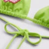 Triangel-Bikini-Oberteil mit Perlenblume Triangel-Bikini-Oberteil mit Perlenblume