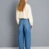 Ultimative Barrel-Leg-Jeans aus Baumwoll-Denim Ultimative Barrel-Leg-Jeans aus Baumwoll-Denim