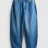 Ultimative Barrel-Leg-Jeans aus Baumwoll-Denim Ultimative Barrel-Leg-Jeans aus Baumwoll-Denim