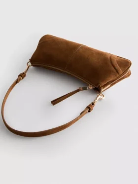 Umhängetasche aus Kunstwildleder