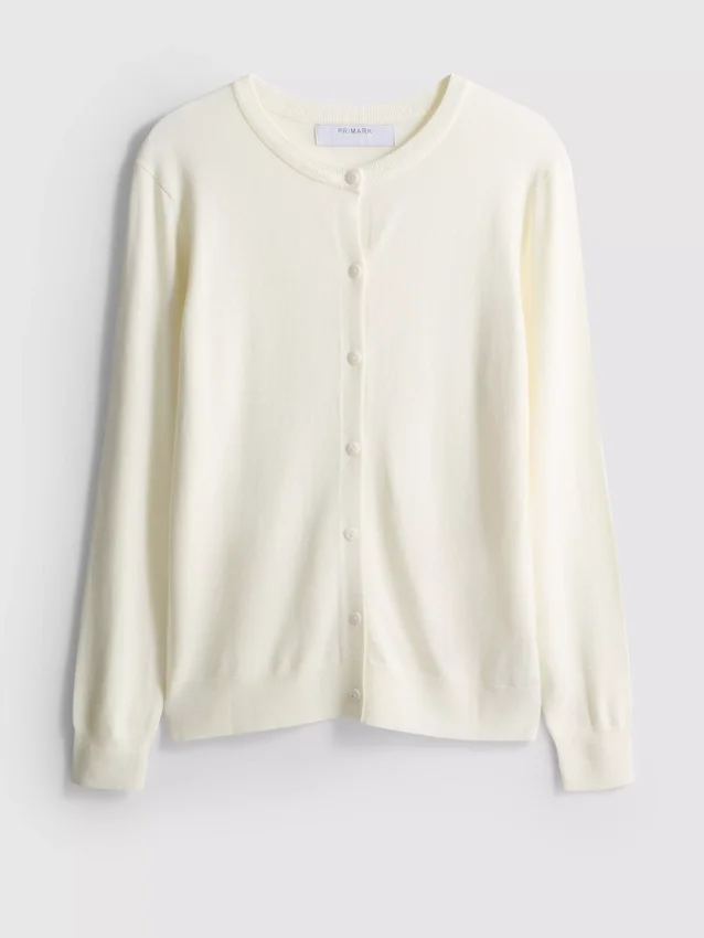 Unverzichtbare Strickjacke mit Rundhalsausschnitt Unverzichtbare Strickjacke mit Rundhalsausschnitt