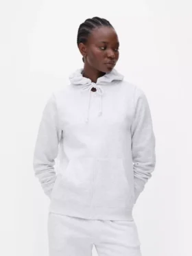 Unverzichtbarer Kapuzenpullover mit Reißverschluss