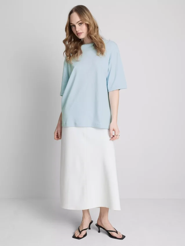Unverzichtbares Oversize-Baumwoll-T-Shirt Unverzichtbares Oversize-Baumwoll-T-Shirt