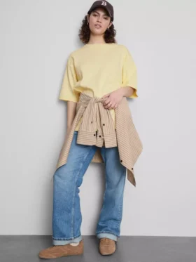 Unverzichtbares Oversize-Baumwoll-T-Shirt Unverzichtbares Oversize-Baumwoll-T-Shirt
