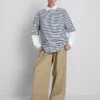 Unverzichtbares Oversize-Baumwoll-T-Shirt Unverzichtbares Oversize-Baumwoll-T-Shirt