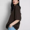 Unverzichtbares Oversize-Baumwoll-T-Shirt Unverzichtbares Oversize-Baumwoll-T-Shirt