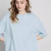 Unverzichtbares Oversize-Baumwoll-T-Shirt Unverzichtbares Oversize-Baumwoll-T-Shirt