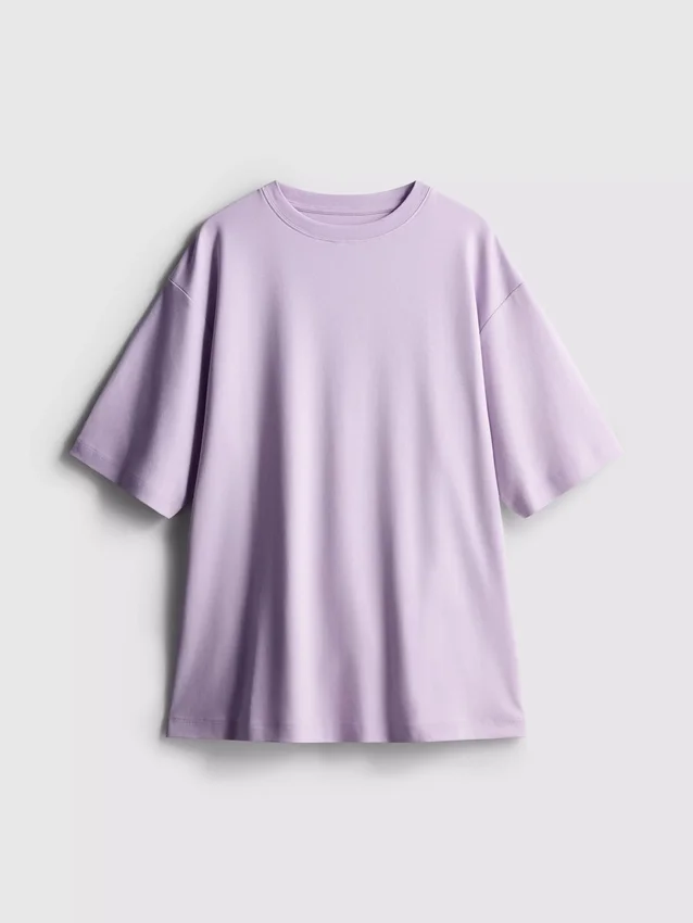 Unverzichtbares Oversize-Baumwoll-T-Shirt Unverzichtbares Oversize-Baumwoll-T-Shirt