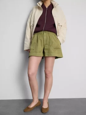 Utility-Shorts aus Baumwoll-Denim