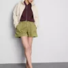 Utility-Shorts aus Baumwoll-Denim Utility-Shorts aus Baumwoll-Denim