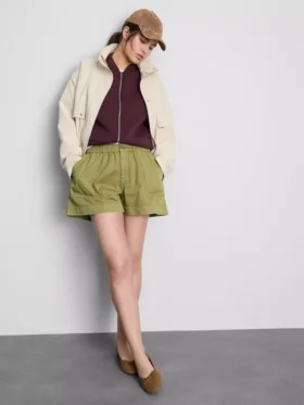 Utility-Shorts aus Baumwoll-Denim