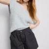 Utility-Shorts aus Baumwoll-Denim Utility-Shorts aus Baumwoll-Denim