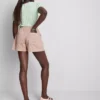 Utility-Shorts aus Baumwoll-Denim