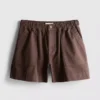 Utility-Shorts aus Baumwoll-Denim Utility-Shorts aus Baumwoll-Denim