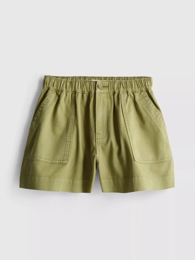 Utility-Shorts aus Baumwoll-Denim Utility-Shorts aus Baumwoll-Denim