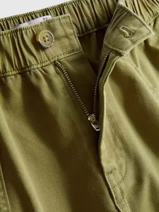 Utility-Shorts aus Baumwoll-Denim Utility-Shorts aus Baumwoll-Denim