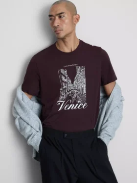 Venice Kurzarm-Shorts-T-Shirt