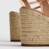 Verzierte Espadrilles mit Keilabsatz