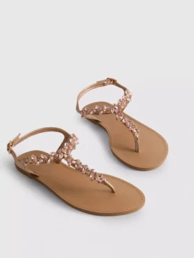 Verzierte Zehensandalen