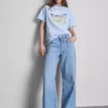 Vincent van Gogh Landschaftskunst-Baumwoll-T-Shirt Vincent van Gogh Landschaftskunst-Baumwoll-T-Shirt