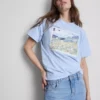 Vincent van Gogh Landschaftskunst-Baumwoll-T-Shirt Vincent van Gogh Landschaftskunst-Baumwoll-T-Shirt