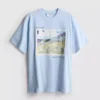 Vincent van Gogh Landschaftskunst-Baumwoll-T-Shirt Vincent van Gogh Landschaftskunst-Baumwoll-T-Shirt