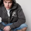 Viper-Hoodie mit durchgehendem Reißverschluss Viper-Hoodie mit durchgehendem Reißverschluss