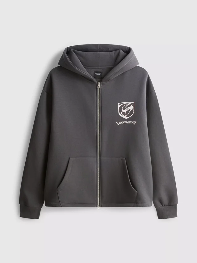 Viper-Hoodie mit durchgehendem Reißverschluss Viper-Hoodie mit durchgehendem Reißverschluss