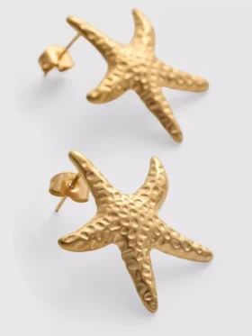 Wasserfeste Seestern-Ohrstecker Wasserfeste Seestern-Ohrstecker