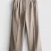 Weite Plissee-Hose Weite Plissee-Hose