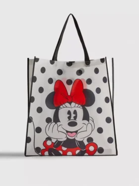 Wiederverwendbare Einkaufstasche mit Minnie-Maus-Motiv von Disney Wiederverwendbare Einkaufstasche mit Minnie-Maus-Motiv von Disney