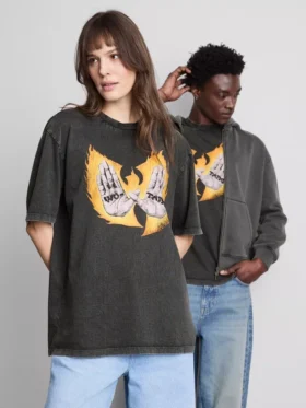 Wu-Tang-Clan-T-Shirt mit kurzen Ärmeln