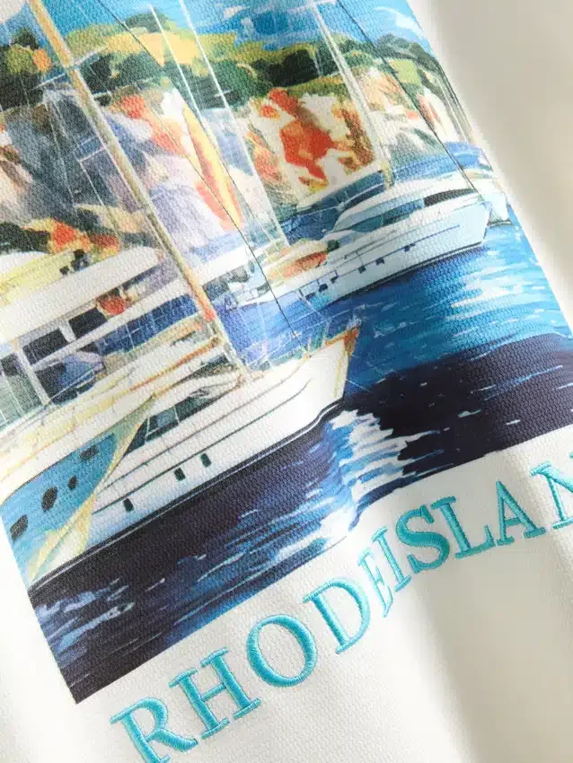 Yachtclub-Hemd mit kurzen Ärmeln Yachtclub-Hemd mit kurzen Ärmeln