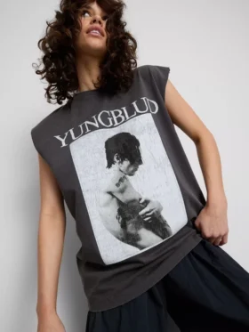 Yungblud Tanktop aus Baumwolle mit Grafikprint