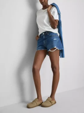 Zerrissene Jeansshorts