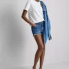 Zerrissene Jeansshorts Zerrissene Jeansshorts