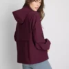 Zusammenrollbare Regenjacke mit Reißverschluss