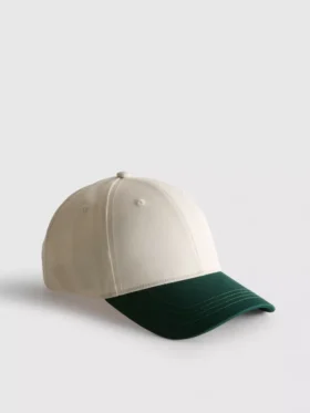 Zweifarbige Baseballkappe